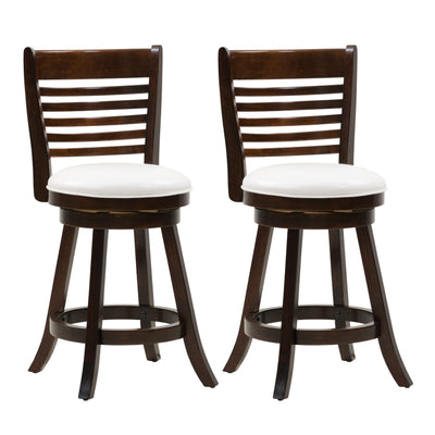 white Counter Height Bar Stools Set of 2 Willa Collection product image by CorLiving#color_white