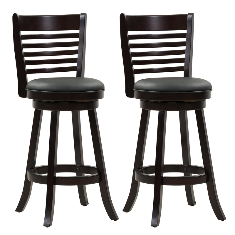 black Bar Height Bar Stools Set of 2 Willa Collection product image by CorLiving