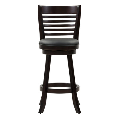 black Bar Height Bar Stools Set of 2 Willa Collection product image by CorLiving#color_black