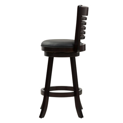 black Bar Height Bar Stools Set of 2 Willa Collection product image by CorLiving#color_black