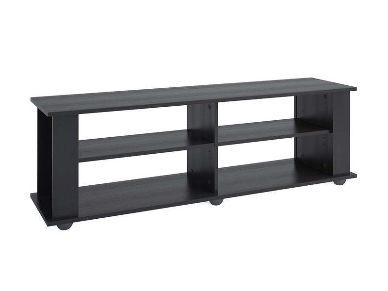 Black Wooden TV Stand for TVs up to 75" Fillmore Collection product image by CorLiving
