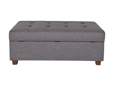 grey Large Storage Ottoman  Collection product image by CorLiving#color_aubin-light-grey