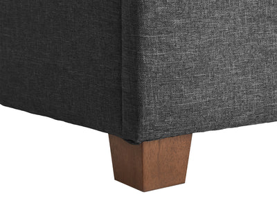 grey Large Storage Ottoman  Collection detail image by CorLiving#color_aubin-dark-grey