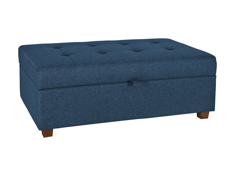 blue Large Storage Ottoman  Collection product image by CorLiving