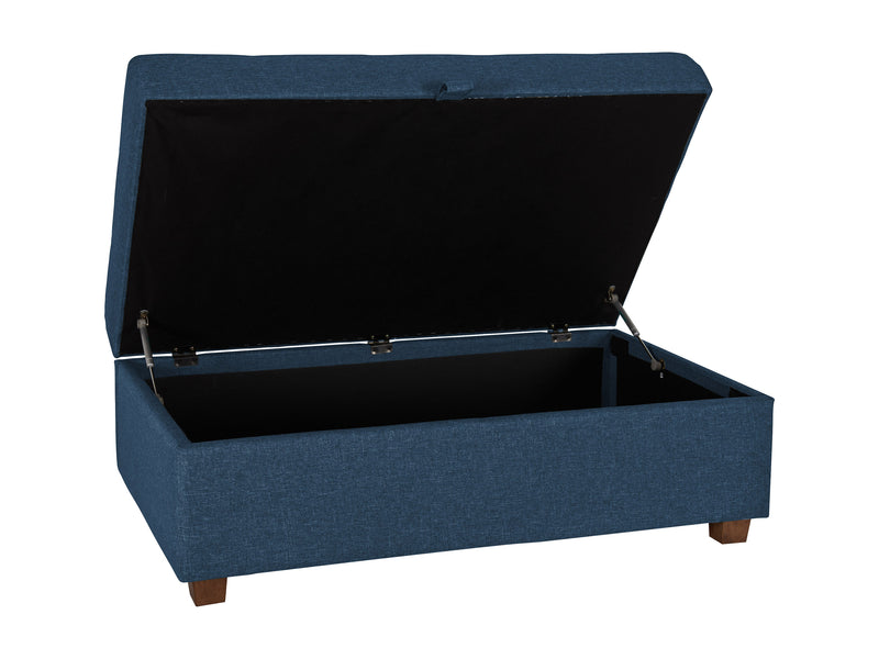 blue Large Storage Ottoman  Collection product image by CorLiving