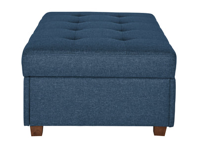 blue Large Storage Ottoman  Collection product image by CorLiving#color_aubin-prussian-blue