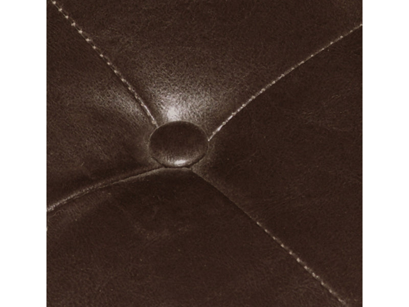 brown Tufted Ottoman with Storage Antonio Collection detail image by CorLiving