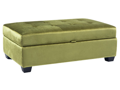 green Tufted Storage Bench Antonio Collection product image by CorLiving#color_antonio-green-1
