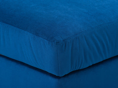 blue Velvet Storage Bench Perry Collection detail image by CorLiving#color_perry-blue