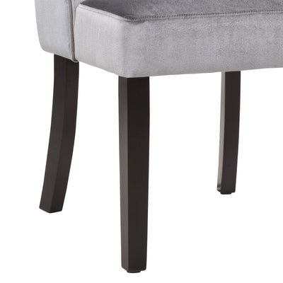 light grey Accent Chairs Set of 2 Antonio Collection detail image by CorLiving#color_light-grey