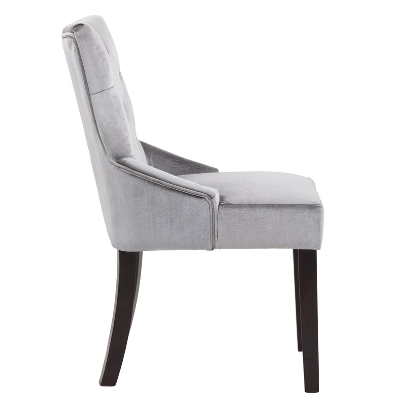 light grey Accent Chairs Set of 2 Antonio Collection product image by CorLiving