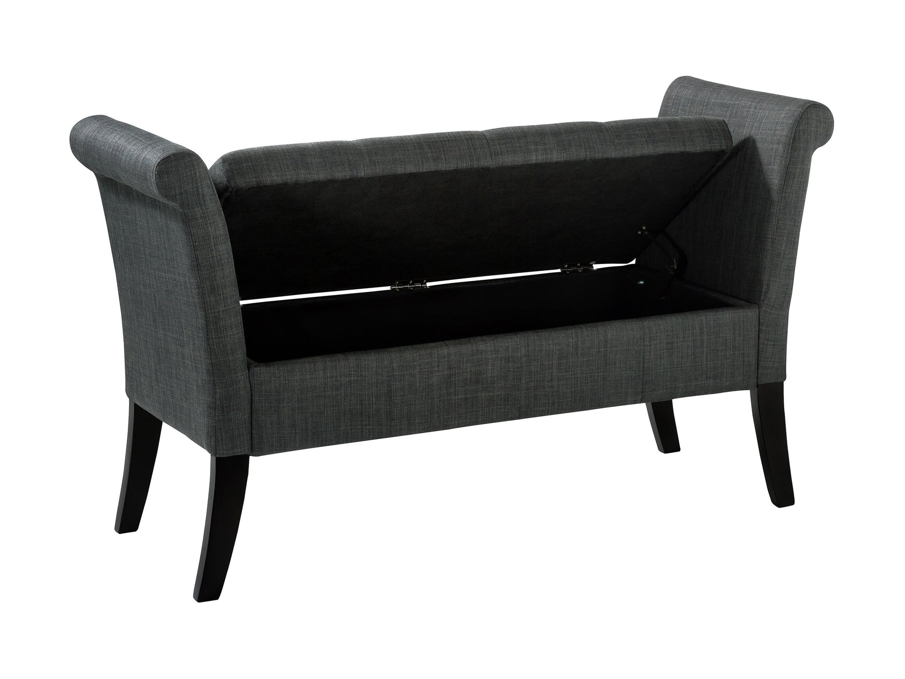 Bench with arms and storage cheap