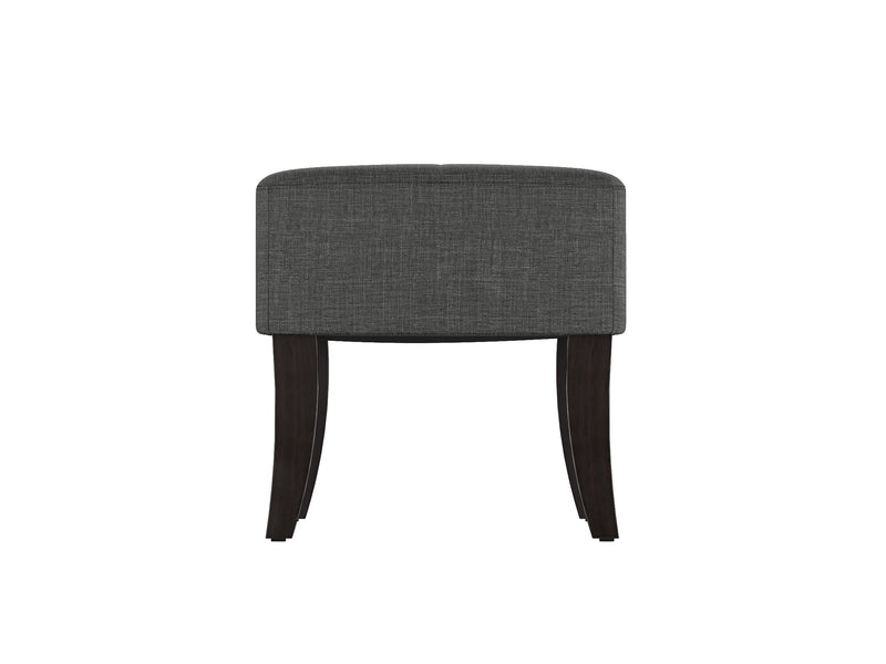 grey Upholstered Bench Antonio Collection product image by CorLiving