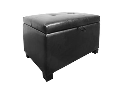 Black Ottoman Antonio Collection product image by CorLiving#color_antonio-black