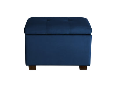 blue Velvet Ottoman with Storage Asha Collection product image by CorLiving#color_asha-blue