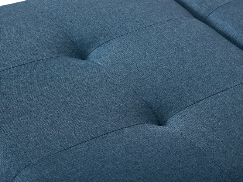 blue Double Storage Ottoman Bench Yves Collection detail image by CorLiving