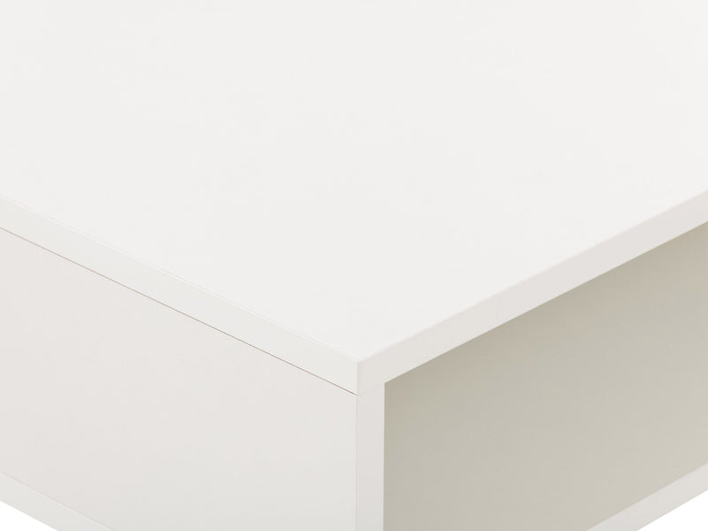 white Modern Rectangular Coffee Table Marley Collection detail image by CorLiving