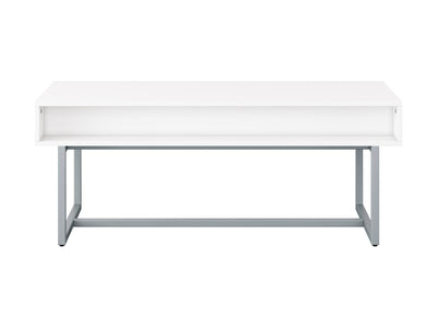 white Modern Rectangular Coffee Table Marley Collection product image by CorLiving#color_white