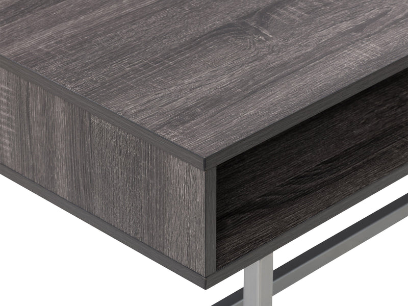 grey Modern Rectangular Coffee Table Marley Collection detail image by CorLiving