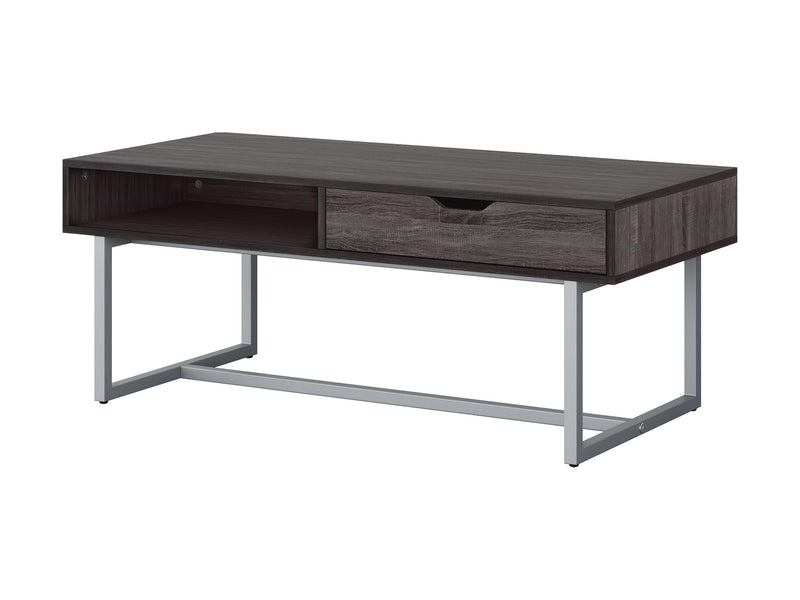 grey Modern Rectangular Coffee Table Marley Collection product image by CorLiving