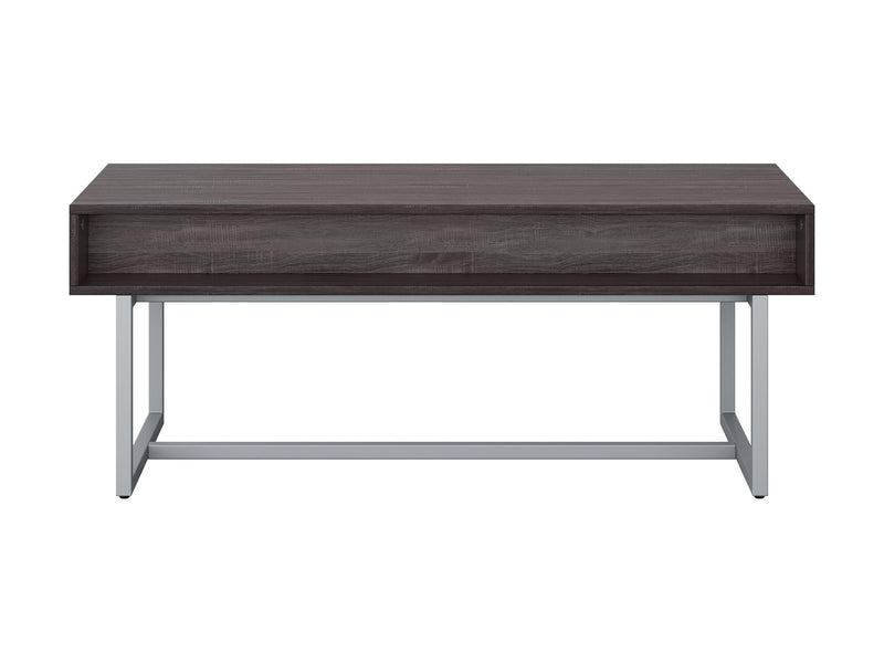 grey Modern Rectangular Coffee Table Marley Collection product image by CorLiving