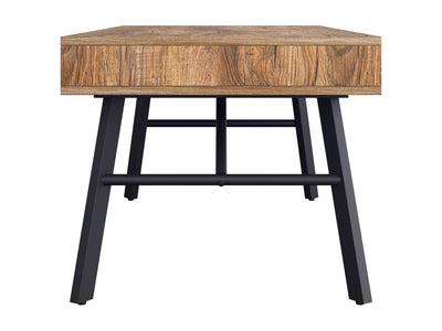 brown Rustic Wood Coffee Table Auston Collection product image by CorLiving#color_brown
