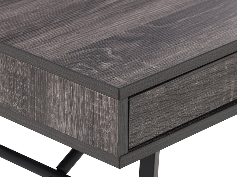 grey Rustic Wood Coffee Table Auston Collection detail image by CorLiving