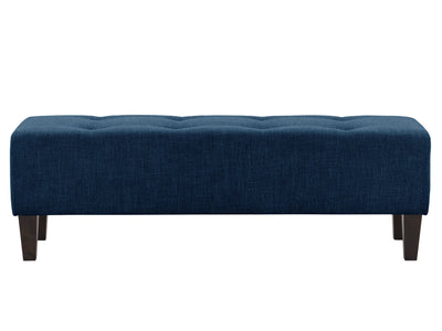 navy blue Accent Bench Raya Collection product image by CorLiving#color_raya-navy-blue