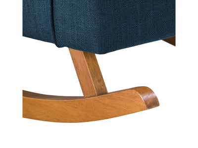 navy blue Modern Rocking Chair Freya Collection detail image by CorLiving#color_freya-navy-blue