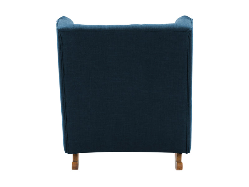navy blue Modern Rocking Chair Freya Collection product image by CorLiving