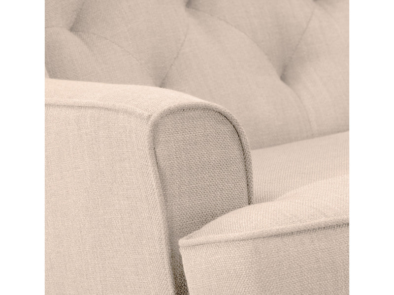 beige Modern Rocking Chair Freya Collection detail image by CorLiving
