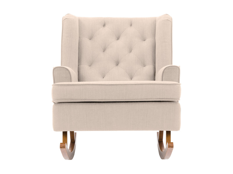 beige Modern Rocking Chair Freya Collection product image by CorLiving