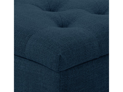 navy blue End of Bed Storage Bench Leilani Collection detail image by CorLiving#color_leilani-navy-blue