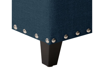 navy blue End of Bed Storage Bench Leilani Collection detail image by CorLiving#color_leilani-navy-blue