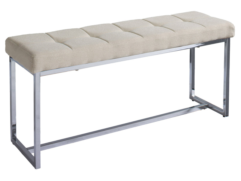 beige Narrow Entryway Bench Huntington Collection product image by CorLiving