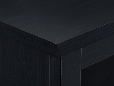 black TV Bench for TV's up to 95" Fremont Collection detail image by CorLiving#color_black