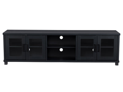 black TV Bench for TV's up to 95" Fremont Collection product image by CorLiving#color_black