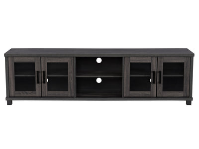 dark grey TV Bench for TV's up to 95" Fremont Collection product image by CorLiving#color_dark-grey