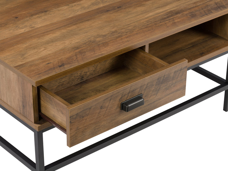 brown Farmhouse Lift Top Coffee Table Fort Worth Collection detail image by CorLiving