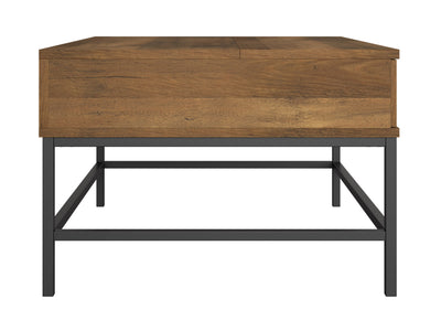 brown Farmhouse Lift Top Coffee Table Fort Worth Collection product image by CorLiving#color_brown