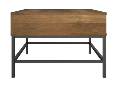 brown Farmhouse Lift Top Coffee Table Fort Worth Collection product image by CorLiving#color_brown