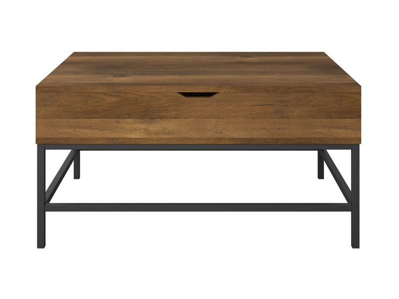 brown Farmhouse Lift Top Coffee Table Fort Worth Collection product image by CorLiving