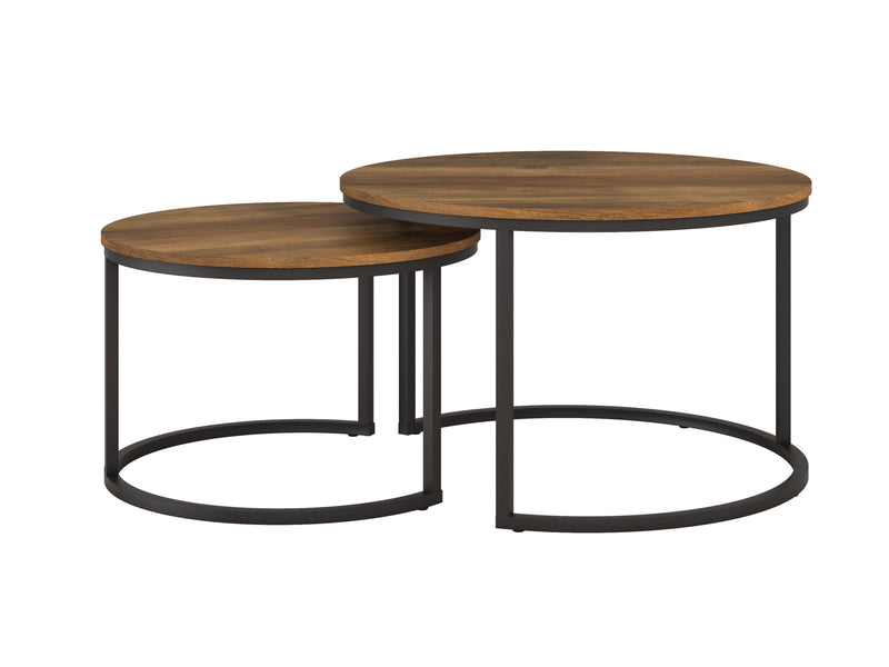 dark brown Nesting Coffee Table Fort Worth Collection product image by CorLiving
