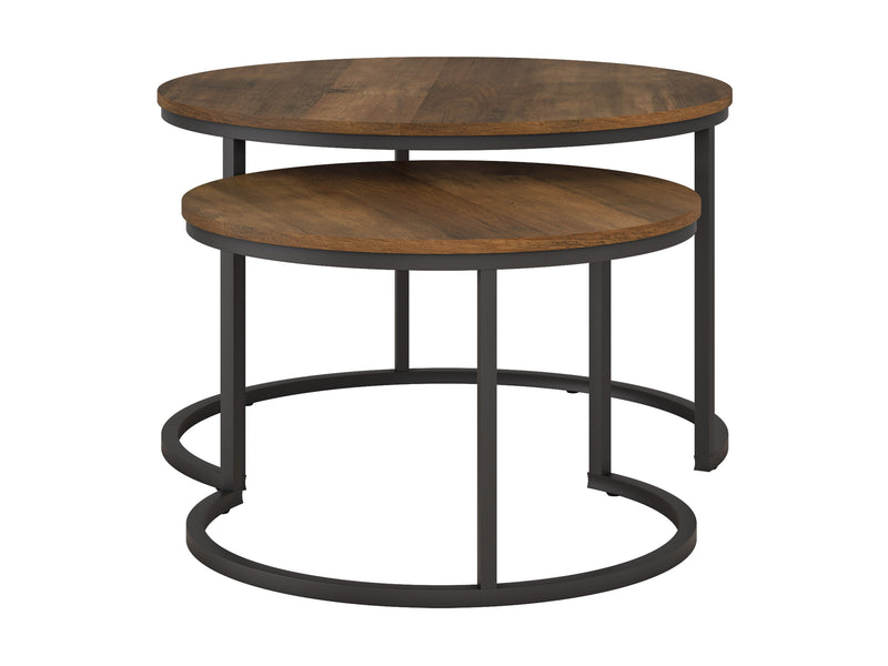 dark brown Nesting Coffee Table Fort Worth Collection product image by CorLiving