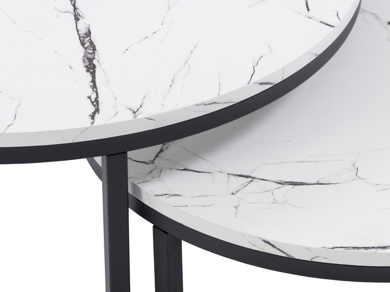 marble Nesting Coffee Table Fort Worth Collection detail image by CorLiving