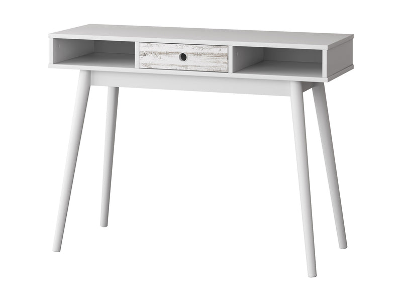 white Mid Century Desk Acerra Collection product image by CorLiving