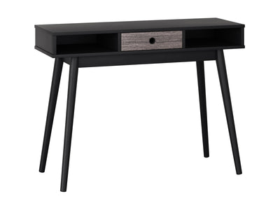 black Mid Century Desk Acerra Collection product image by CorLiving#color_black