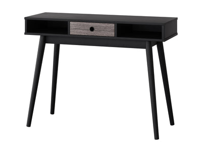 black Mid Century Desk Acerra Collection product image by CorLiving#color_black