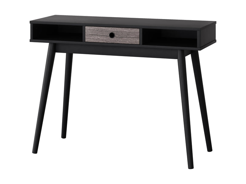 black Mid Century Desk Acerra Collection product image by CorLiving