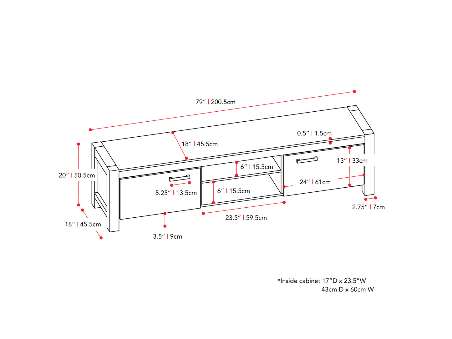 Modern black TV stand with open shelving, glass doors, and sleek metal handles, featuring a minimalist design and sturdy wooden construction. Ideal for contemporary living rooms and media centers.